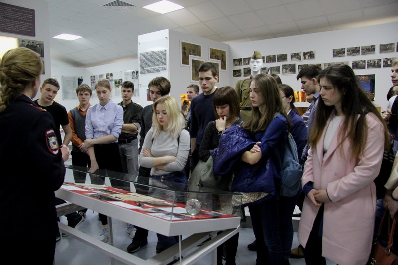 Столичные школьники посетили музей Московского уголовного розыска